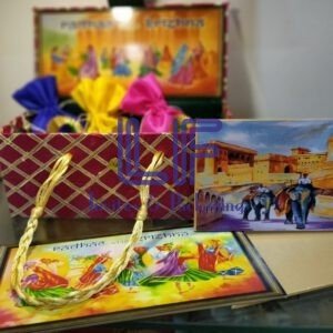 rajasthani theme wedding box
