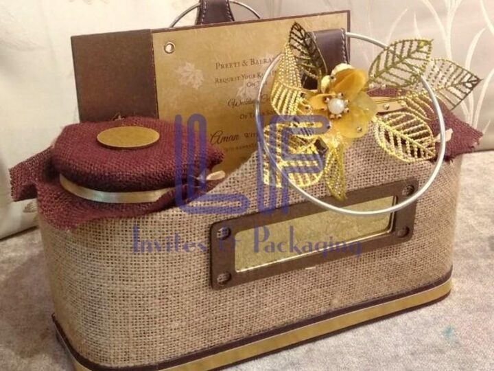 WEDDING INVITE JUTE NATURAL RAINY002 811 768