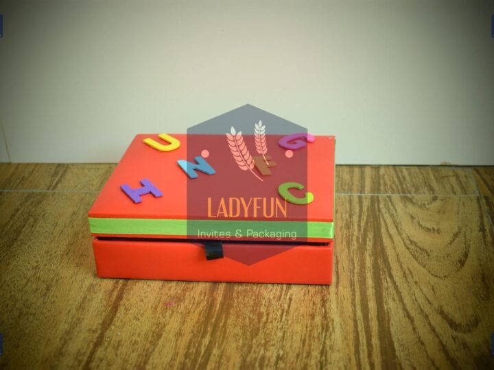 Gift box with Alphabet Design