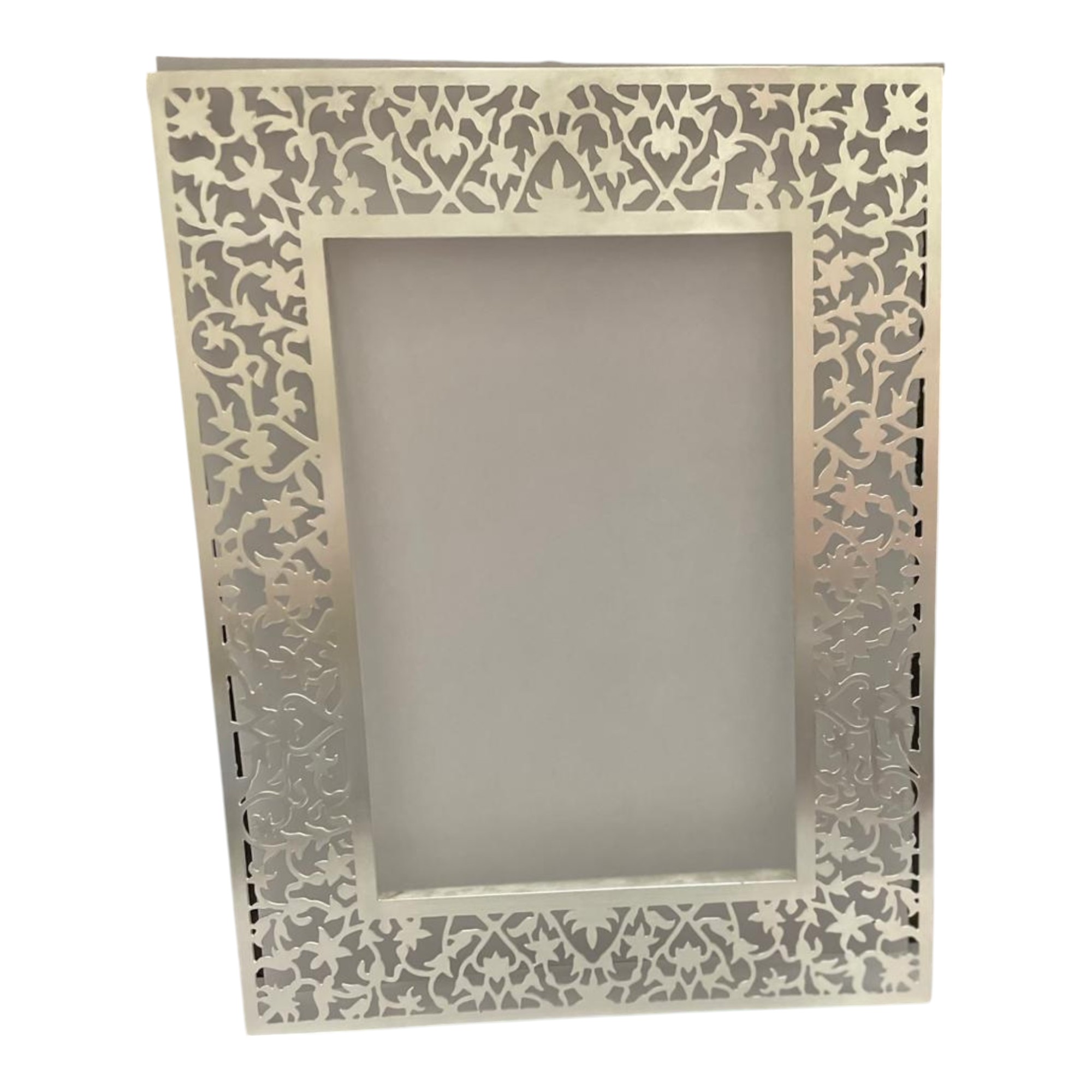 Silver Filigree – Brass Photo Frame